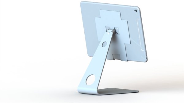Tabletständer/Halterung für iPad/Tablet bis 10,5 Zoll, Silber 1409020-S